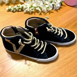 Vintage Havana Lockwood high top black sneakers